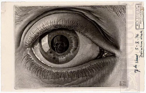 Olho (1946) - Mezzotint - M. C. Escher