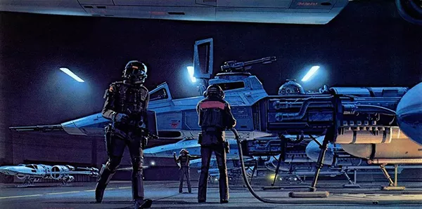 star wars ralph mcquarrie yavin