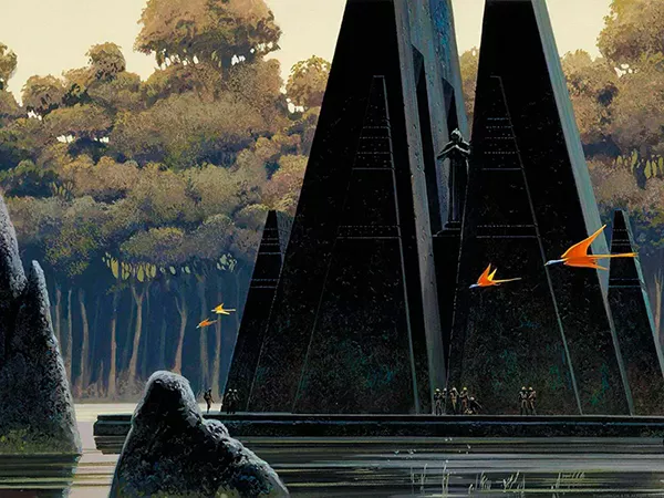 star wars ralph mcquarrie yavin