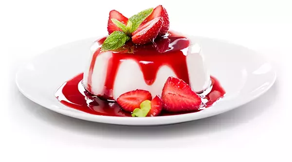 panna cotta o poco