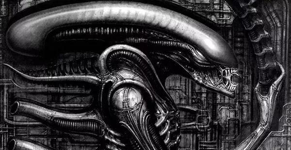 hrgiger alien ilustracao