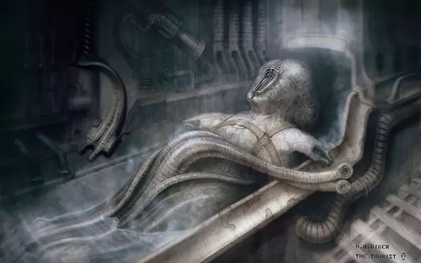 hrgiger alien ilustracao