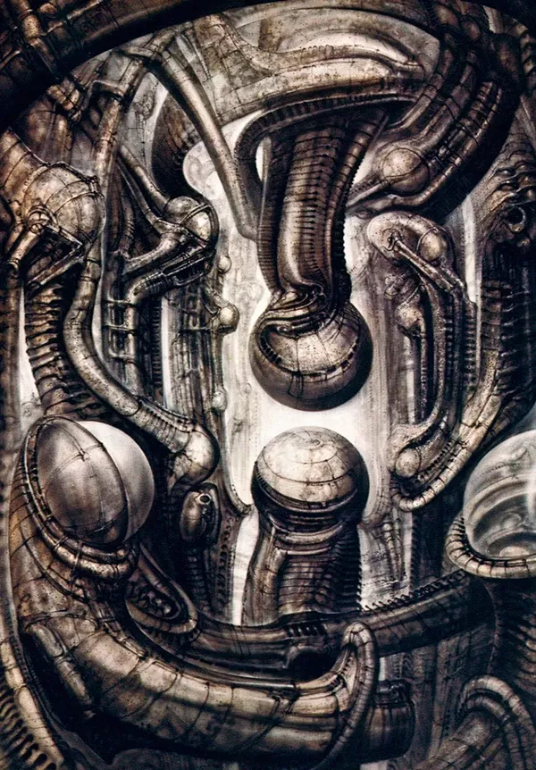 hrgiger alien ilustracao