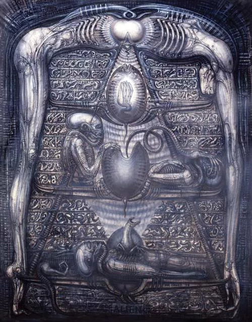 hrgiger alien ilustracao