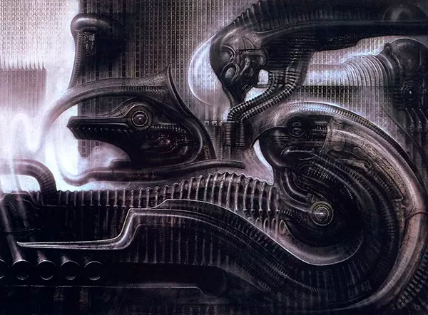 hrgiger alien ilustracao