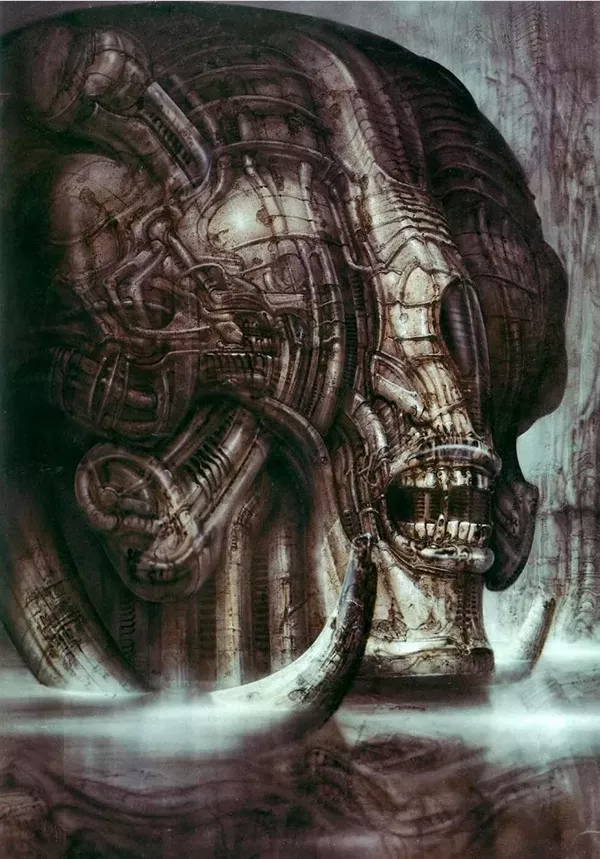 hrgiger alien ilustracao