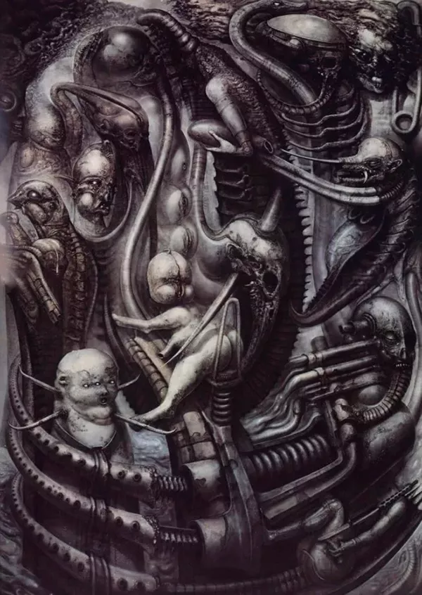 hrgiger alien ilustracao