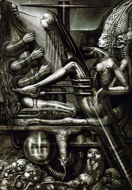 hrgiger alien ilustracao