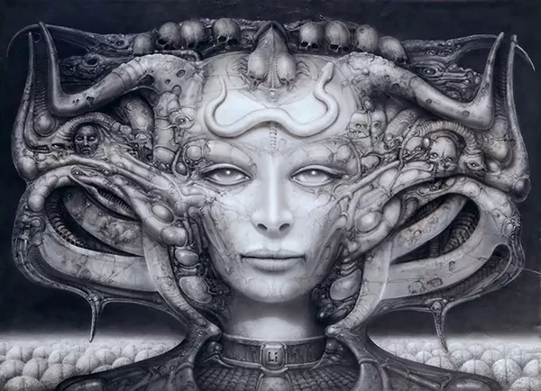 hrgiger alien ilustracao