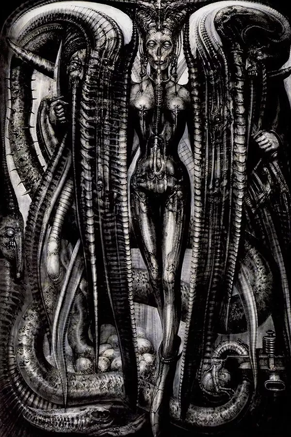 hrgiger alien ilustracao