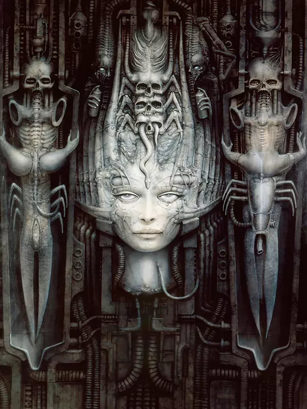 hrgiger alien ilustracao