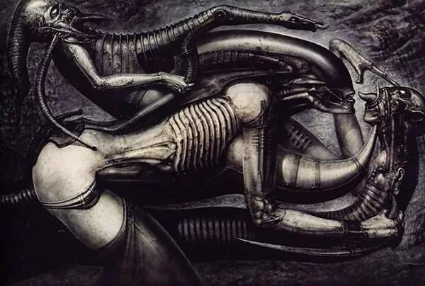 hrgiger alien ilustracao