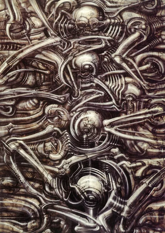 hrgiger alien ilustracao