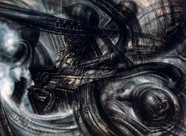 hrgiger alien ilustracao