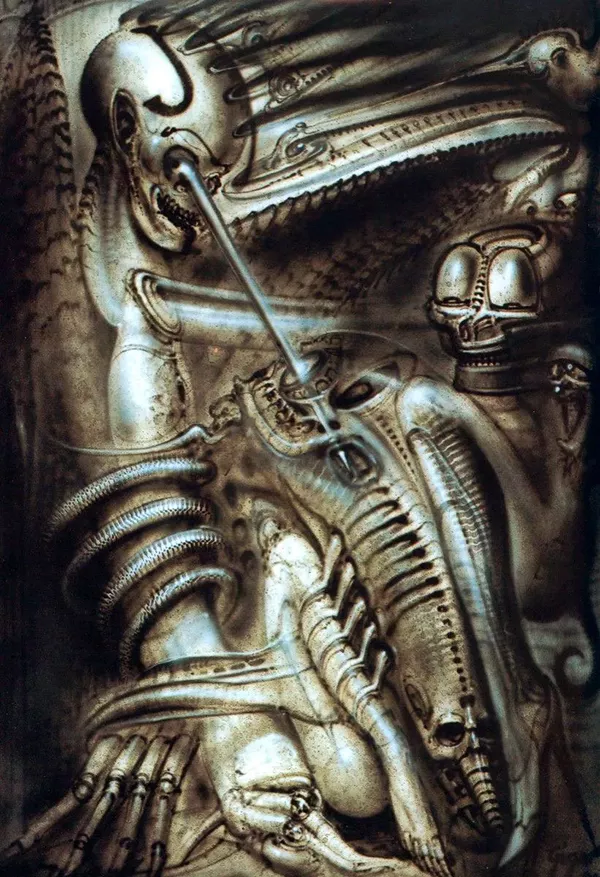 hrgiger alien ilustracao