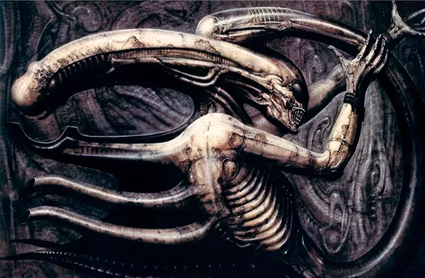 hrgiger alien ilustracao