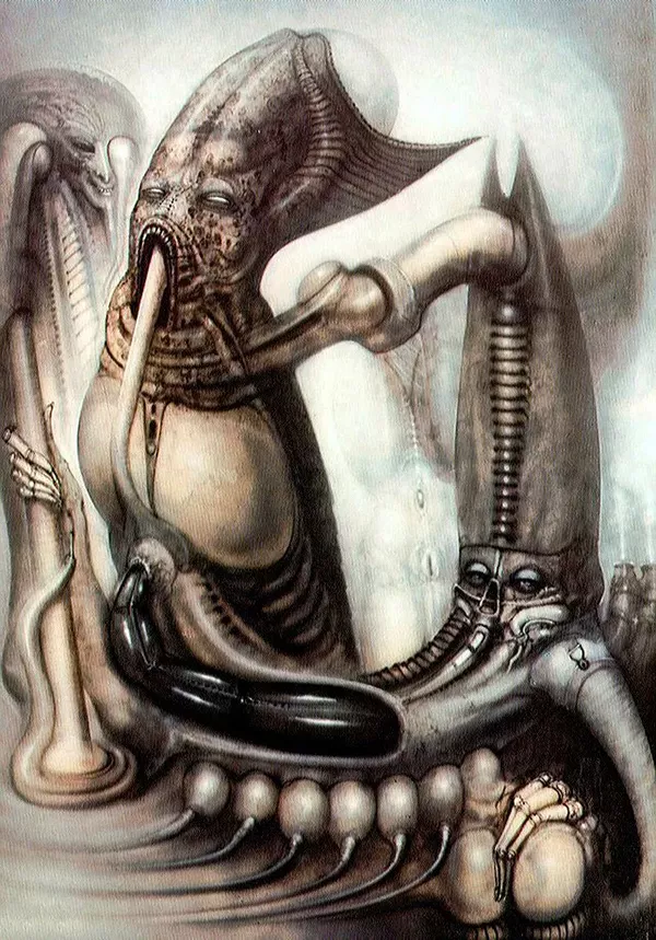 hrgiger alien ilustracao