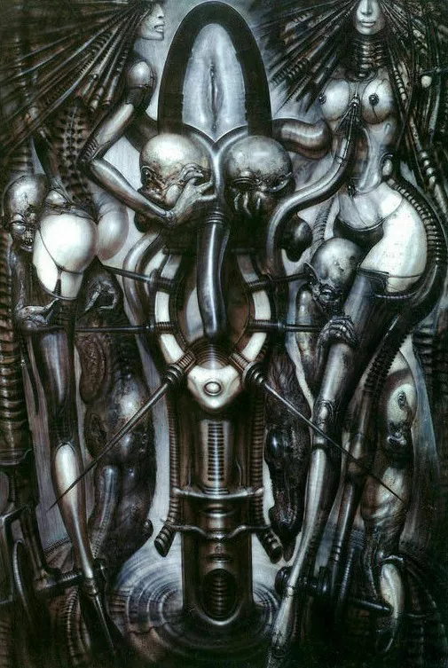 hrgiger alien ilustracao