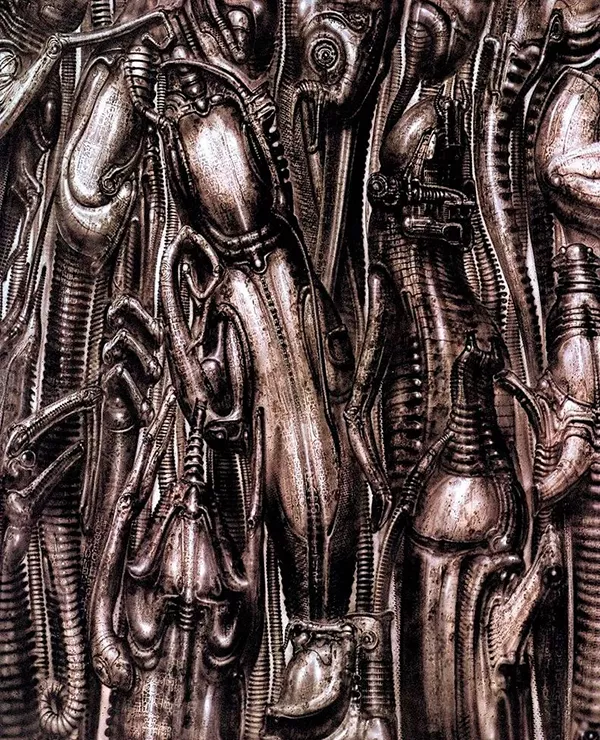 hrgiger alien ilustracao