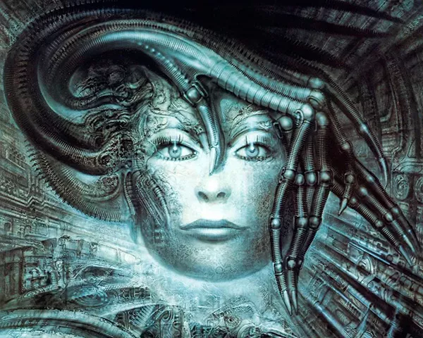 hrgiger alien ilustracao