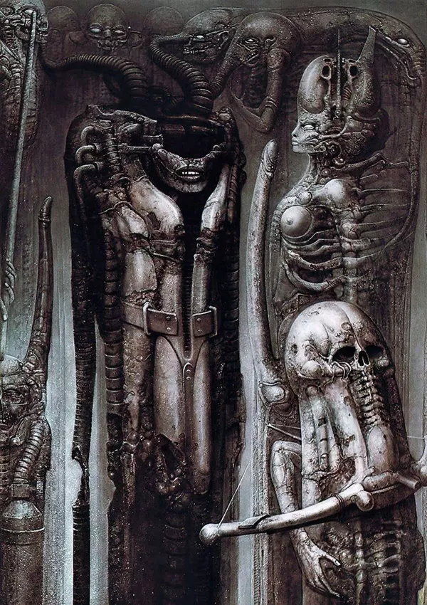 hrgiger alien ilustracao