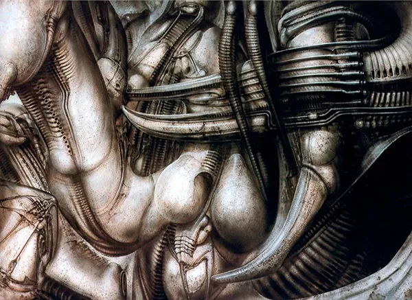 hrgiger alien ilustracao