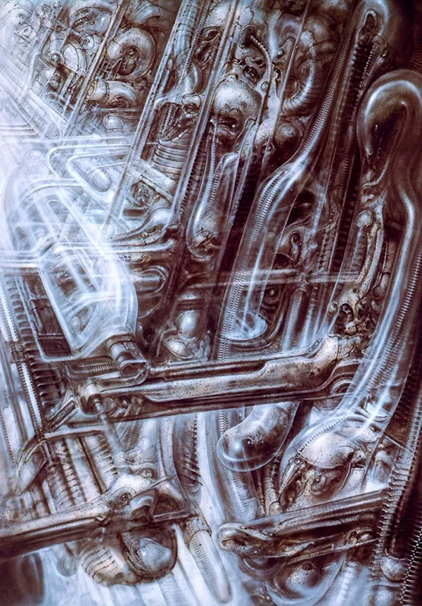 hrgiger alien ilustracao