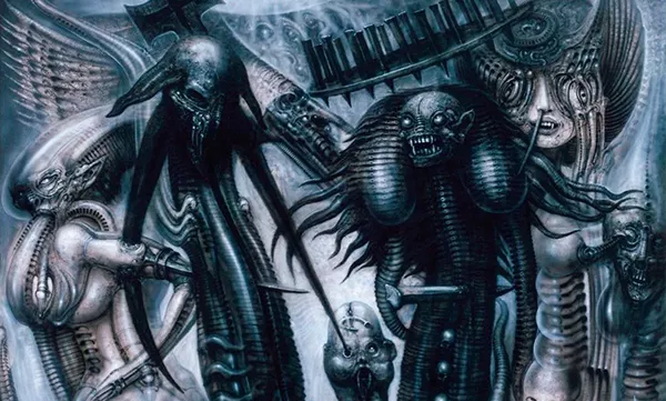 hrgiger alien ilustracao