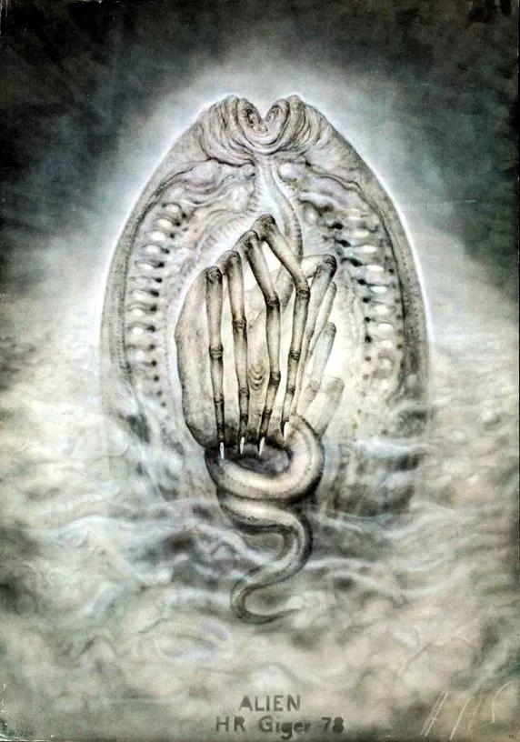 hrgiger alien ilustracao