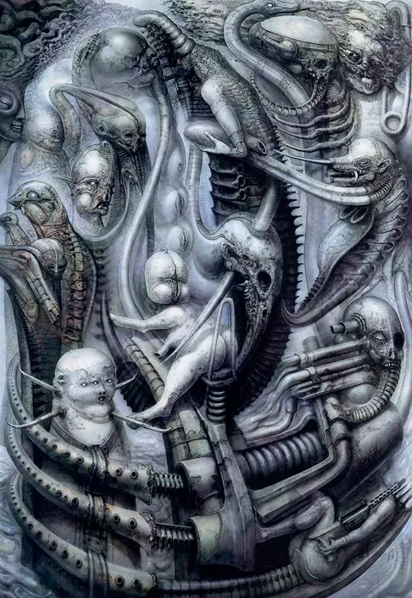 hrgiger alien ilustracao