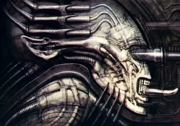 hrgiger alien ilustracao