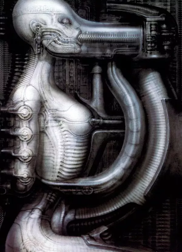 hrgiger alien ilustracao