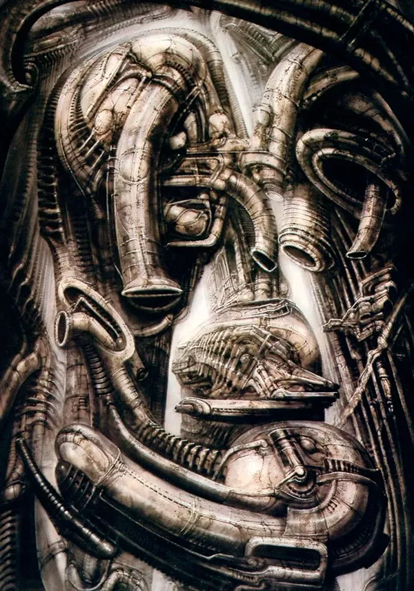 hrgiger alien ilustracao