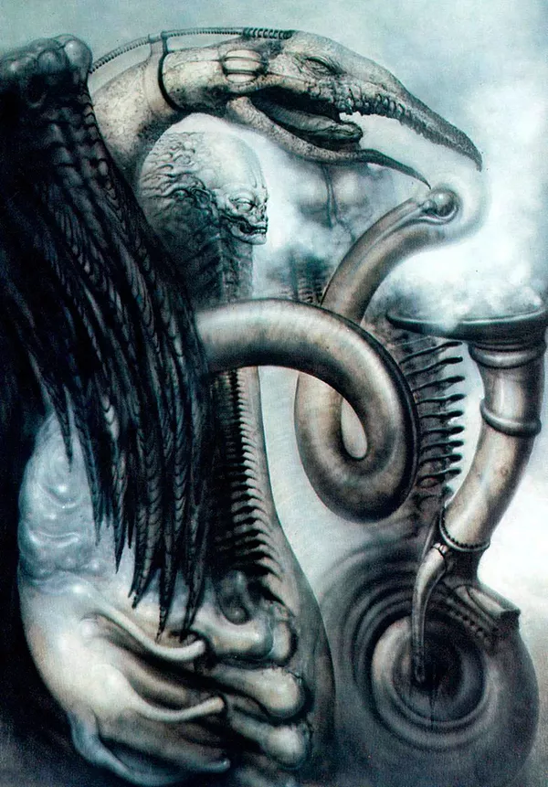 hrgiger alien ilustracao