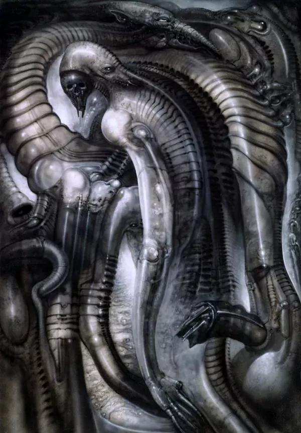 hrgiger alien ilustracao