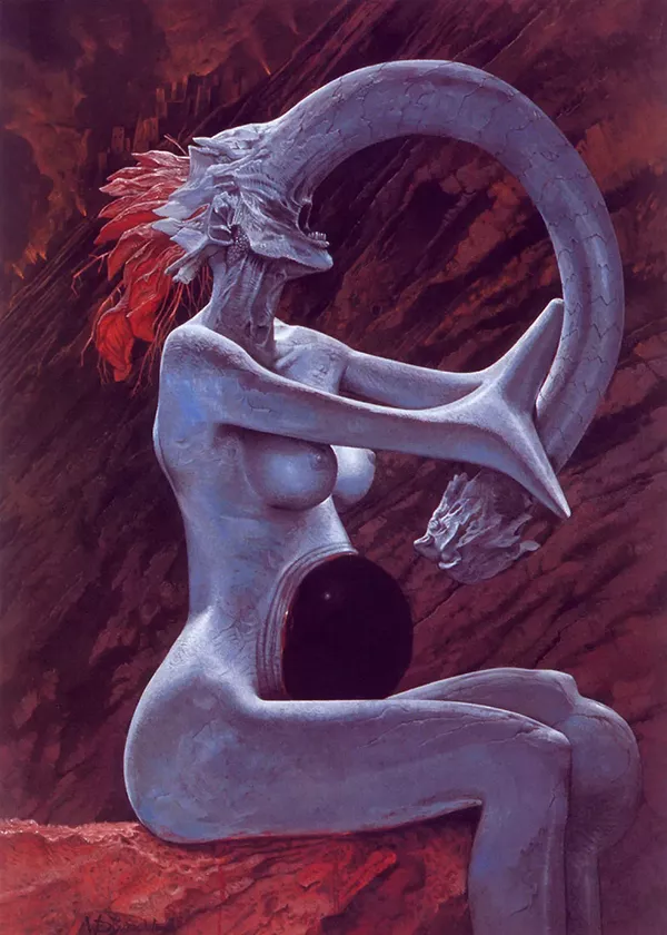 inferno 0 surrealismo arte fantasia wayne barlowe 0