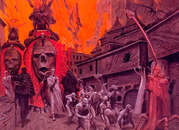 inferno surrealismo arte fantasia wayne barlowe 0